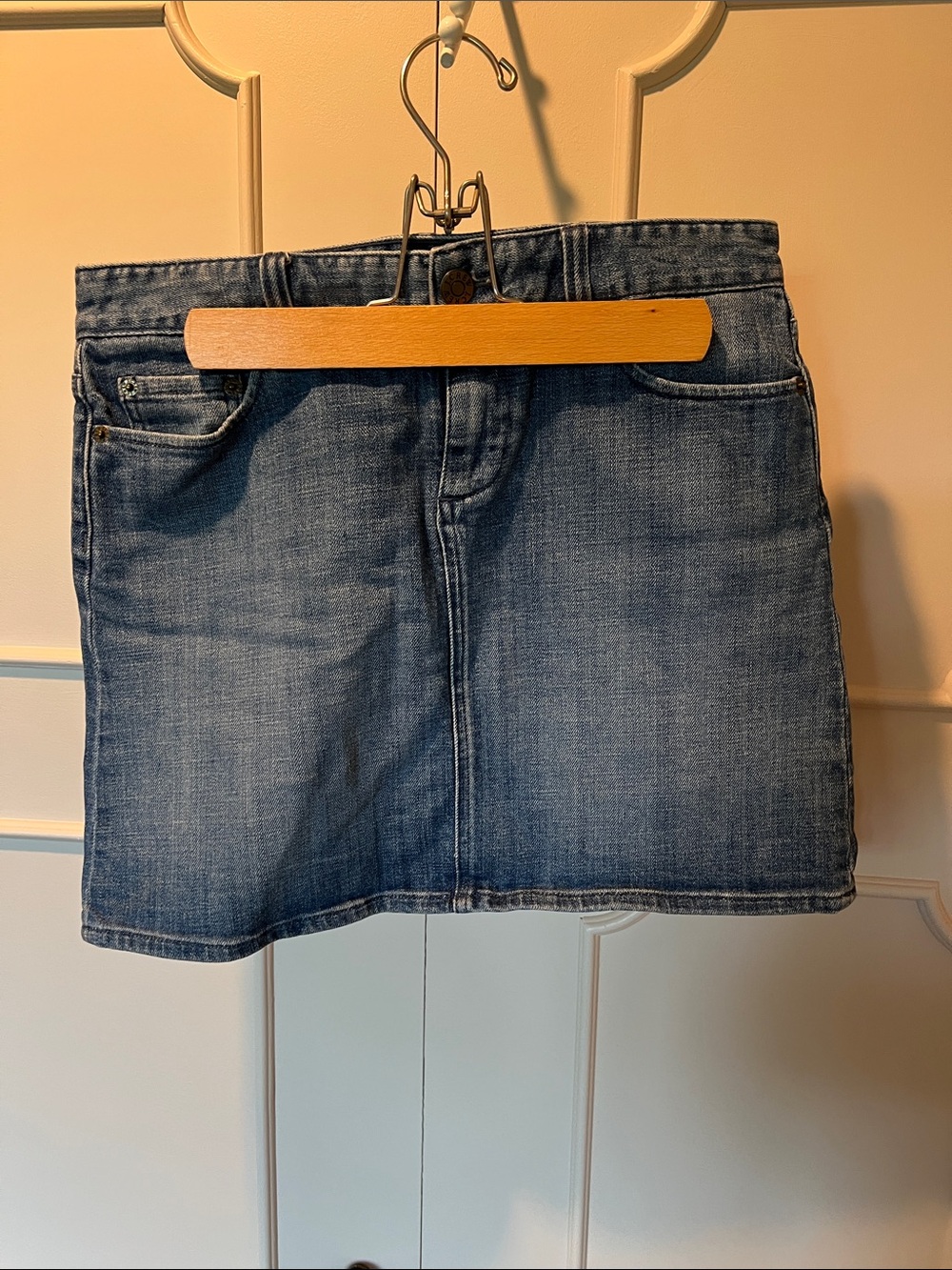 J. Crew Indigo Denim Mini Skirt